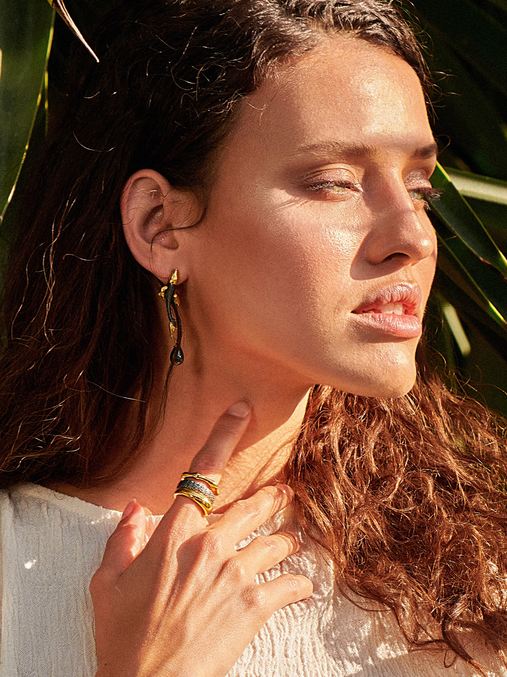 Naive Atelier - Nixie Earring - Gaia Ring Set